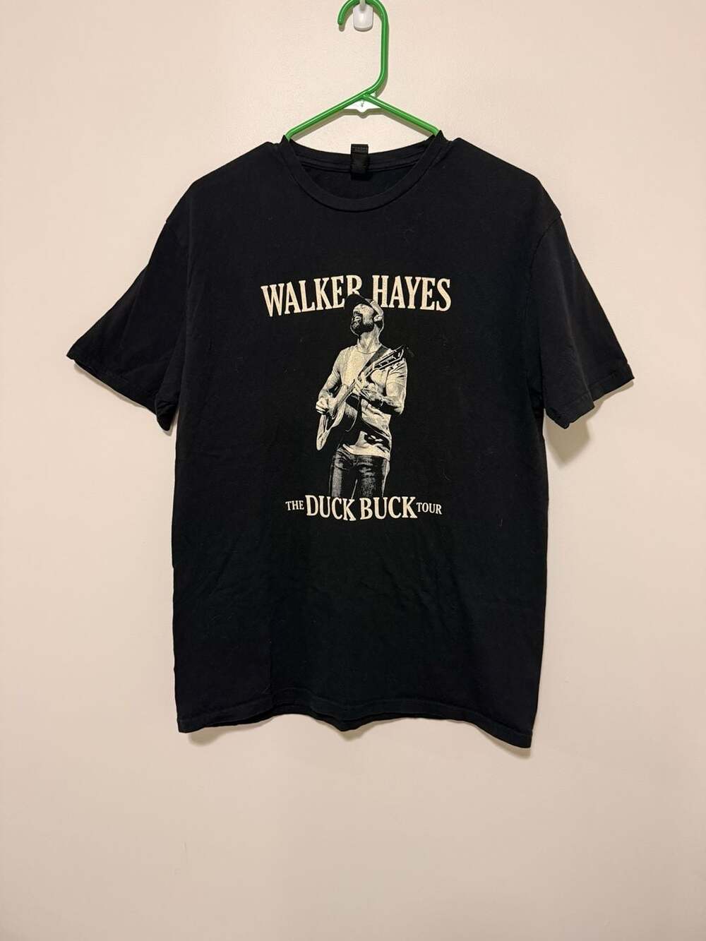 Walker Hayes The Duck Buck Tour 2023 Concert T-Shirt Black Size L